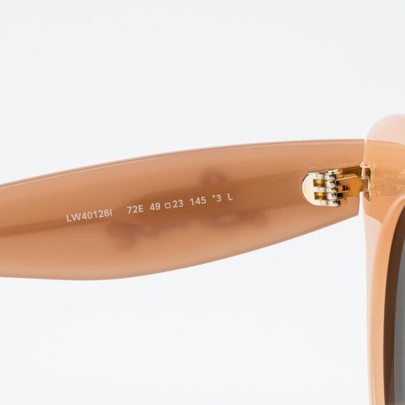 Loewe Women Sunglasses Pink Nude Brown Cat Eye LW40126I 72E NEW AUTHENTIC - Picture 7 of 8